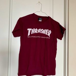 Maroon/Burgundy Thrasher T Shirt